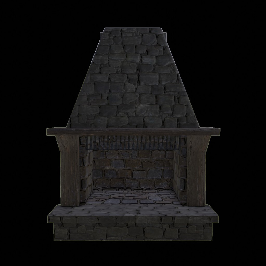 Stone Fireplace preview image 1